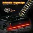 thumbnail image 5 of SAYFUT 60 inch LED Tailgate Light Strip 432 LED Red/ White/ Yellow for Running Light Brake Light Turn Signal Lights Reverse Light, 5 of 6