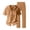 Earthy Yellow, variant on Men's 2 Piece Hooded Short Sleeve Shirt And Long Pants Set, Linen Textured Casual Outfit With Chest Pocket, Breathable Summer Beach Wear For Vacation And Loungewear,White,M