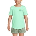 thumbnail image 2 of Lands' End Girls Short Sleeve Curved Hem Graphic Tee Shirt, 2 of 2