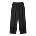 thumbnail image 7 of Tumotour Linen Pants for Women Drawstring Elastic Waist Straight-Leg Pants Athletic Workout Running Joggers with Pocket, 7 of 7