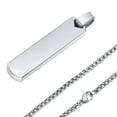 thumbnail image 1 of Vnox-Collar de barra inicial para hombres, colgante de barra Vertical geométrica gruesa con letras de A-Z, Collar Simple informal, regalo para él, 1 of 4
