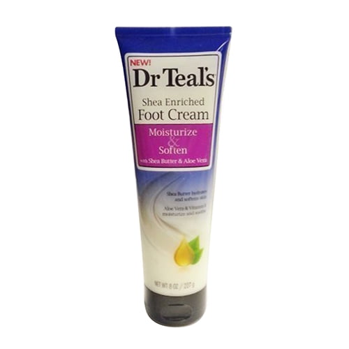 Dr. Teals Moisturize And Soften Shea Enriched Foot Cream - 8 Oz, 2 Pack