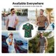 thumbnail image 5 of Fotbe Colorful Dinosaurs Camiseta Polo de Golf para Hombre con Estampado – Camisa Deportiva Transpirable con Cuello Abotonado-Large, 5 of 6