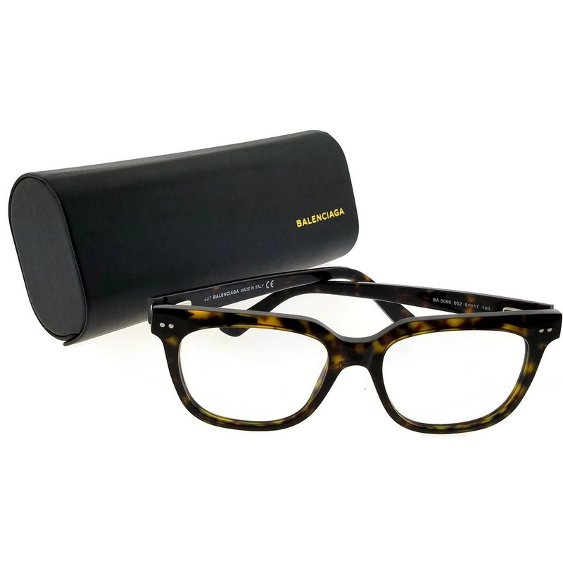 Balenciaga BA 5089 Eyeglasses 052 Dark Havana