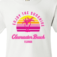 thumbnail image 4 of Inktastic Summer Enjoy the Sunshine Clearwater Beach Florida in Pink Youth T-Shirt, 4 of 5