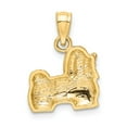 thumbnail image 3 of 14K Yellow Gold Charm Pendant 18 mm 13 Diamond-Cut Shih Tzu, 3 of 4