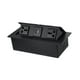thumbnail image 1 of Regleta de enchufes integrada Strade Fareast Limited para escritorio con puertos de carga USB 2 Negro, 1 of 8