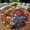 Samurai, variant on Round Area Rug, Wildflowers5 Art Design Non-Slip Floor Mat, Soft Washable Carpet for Living Room Bedroom Decor 24 Inch