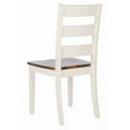 thumbnail image 5 of SAFAVIEH Silio Ladder Back Dining Chair, Set of 2, White/Light Brown, 5 of 10