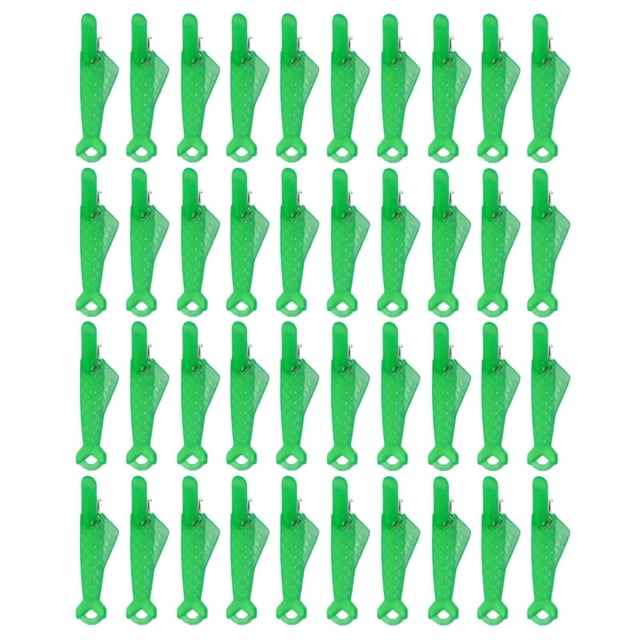 Fish Mouth Sewing Machine Needle Threader, Automatic Sewing Needle Threader, Simple Needle Threader Tool, Quick Sewing Machine Cycle Simple Needle Threader Tool (Green/5 Pcs) 0.31x1.22"