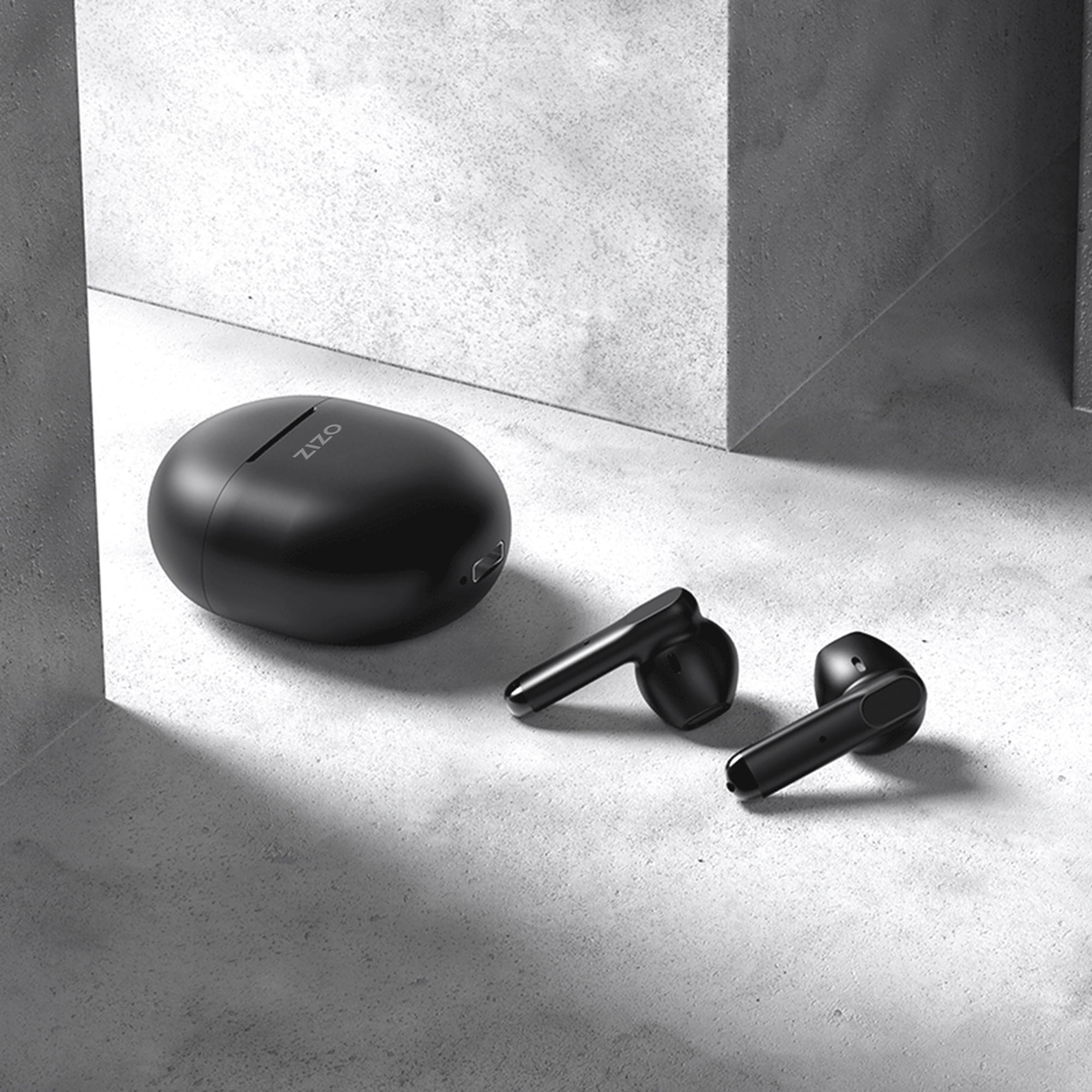 ZIZO PULSE Z1 True Wireless Earbuds with Charging Case - Black