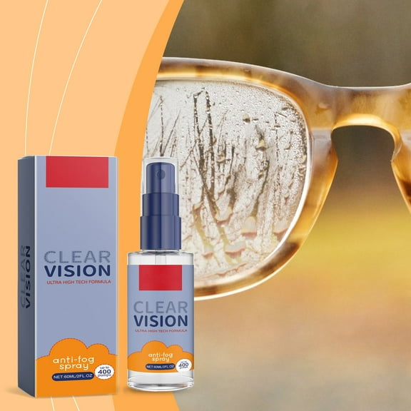 Defogging Spray for Car Windshield, Car Window, Rainy Day Defogging, Glasses Glass Defogging Spray 60ml