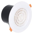 thumbnail image 1 of Unique Bargains Diffuseur d'Air Rond 4 Pouces à Ressort, ABS Réglable avec Grille Persienne pour Maison Bureau, Blanc, 1 of 6