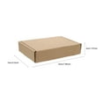 thumbnail image 2 of OUNONA 20pcs Brown Postage Boxes for Packing Envelopes and Clothes Easily, 2 of 5