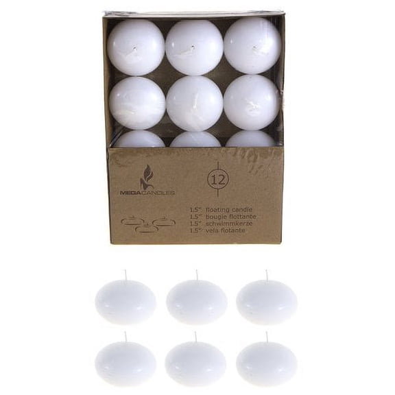 Synergy Retail Group Mega Disc Floating Candle (Set of 12)
