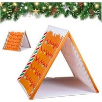 Gingerbread Christmas Tent — Where Holiday Dreams Find a Home, Gingerbread House Brown Play Tent Sleepover, Lightweight Detachable and Small Size for Girls Boys Home Indoor Xmas Holiday Party