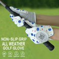 thumbnail image 5 of Golf Gloves Junior Kids Youth Toddler Boys Girls Left Hand Right Hander Golfer 1 Pair Golf Glove Breathable Soft Gift Set Pink Green Blue, 5 of 8
