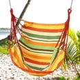 thumbnail image 3 of Boho Swing Silla Hamaca Multifuncional para Patio Al Aire Libre () Amarillo, 3 of 9