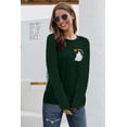 thumbnail image 4 of MOUSYA Halloween Sweatshirt Women Spooky Season Shirt Pumpkin Fall Sweatshirt Ghost Long Sleeve Pullover Tops, 4 of 7