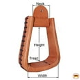 thumbnail image 7 of HILASON Horse Western Saddle Stirrup Leather Stirrups Pair | Riding Wooden Core Ergonomic, 7 of 7