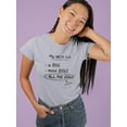thumbnail image 2 of My Wish List Dog Quotes T-Shirt Women -Smartprints Designs, Female 5X-Large, 2 of 4