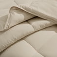 thumbnail image 2 of Bare Home Contemporary 1800 Thread Count Solid Print Plush 2 Piece Comforter Sets, Twin XL, 2 of 10