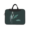thumbnail image 2 of YFYANG 14 inch Universal Laptop Bag Oxford Cloth Laptop Sleeve, Multi-functional Green Bohemian Plants Notebook Computer Messenger Bag Handbag, 2 of 8