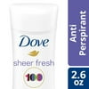 Dove Advanced Care Deodorant Solid Sticks Sheer Fresh 2.6 oz