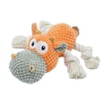 thumbnail image 5 of sunsanly Indestructible Dog Squeaky Plush Toy Stuffed Animals Cotton Funny Squeaks Clean Teeth Soft Chewing Pet Toy with Crinkle Paper for Large Aggressive Chewers, 5 of 8