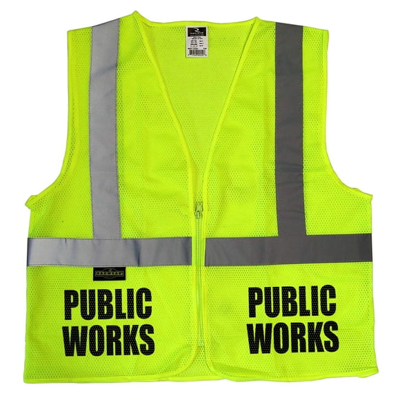 Smart People Clothing Public Works safety vest, High Visibility vest (xxl/xxxl)