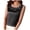 Black, variant on Staron Women's Summer Casual Sleeveless Tank Top Lace Trim Satin Round Neck Basic Comfy Blouse, Rose Gold 4XL