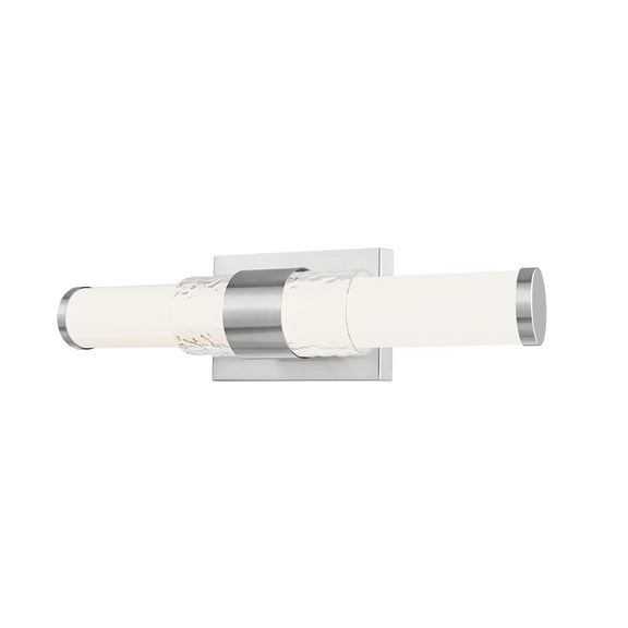 Z-Lite Egon 1 Light Vanity in Brushed Nickel color, Steel frame
