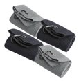 thumbnail image 1 of Toallas De Golf De Microfibra De Tres Pliegues, Juego De Toallas De Microfibra Con Diseño De Gofres, Toallas De Yoga, Toalla Deportiva Unisex Con Rejilla De Piña 4 Paquetes Eigraketly OD015015-02, 1 of 6