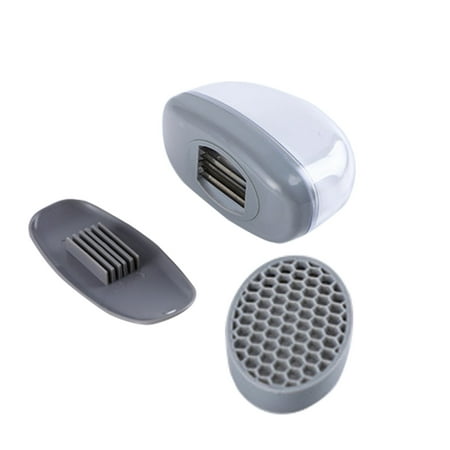 

HOOUDO Garlic Crusher Slicer Clearance Garlic Press Garlic Slicers PP High- quality Cooking Kitchen Gray
