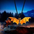 thumbnail image 5 of Glow in the Dark Bat Pendant Necklace for Halloween Festival - Cool Street Style Accessory, Fashion Jewelry with Luminescent Feature, Durable and Unique Design, 5 of 8