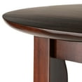 thumbnail image 3 of Contemporary Home Living 38.75” Antique Brown Walnut Round Pub Table, 3 of 7