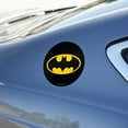 thumbnail image 5 of Batman Classic Bat Shield Logo Automotive Car Window Locker Circle Bumper Sticker, 5 of 7