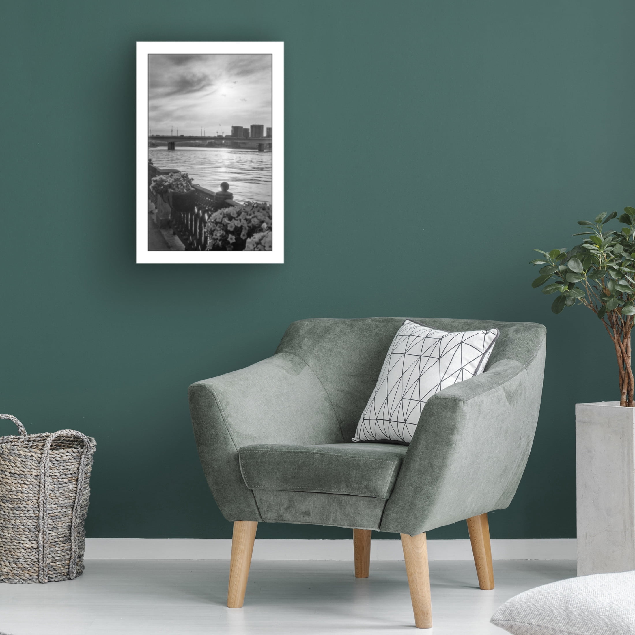 Canvas Wall Art - Yury A Melnikov 'A Summer Day In Moscow 2020' Wall Art for Living Room, Bedroom, or Office Décor by Trademark Fine Art - 30 x 47 Inches