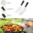 thumbnail image 4 of QUTETN 6 Pcs Flat Top Grill Accessories Set for Blackstone and Camp Chef  Enlarged Spatulas  Scraper  Tongs  Grill Spatula Kit for Outdoor BBQ, 4 of 6