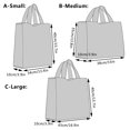 thumbnail image 4 of CLOUJI Christams Bags Christmas Cute Dog Print Overlock Quilted Tote for Commuting Casual Wear Travel Handbag, 4 of 6