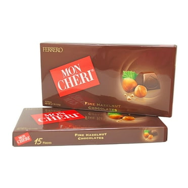 Ferrero Mon Cheri Hazelnut Chocolates - 15 pieces (2 Packs) Special Occasion