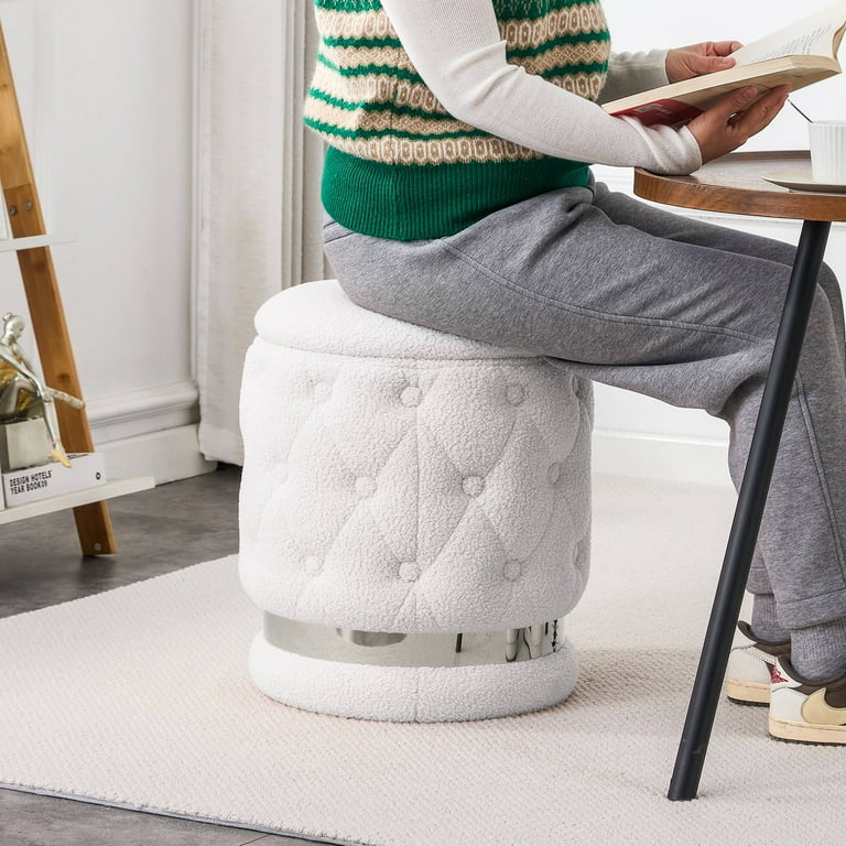 Makeup stool with online storage