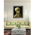 thumbnail image 4 of DECORARTS - Head of a Skeleton with a Burning Cigarette. Vincent Van Gogh Art Reproduction. Framed size: 43x35", 4 of 7