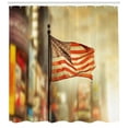 thumbnail image 3 of Ambesonne United States Shower Curtain, American Independence, 69"Wx75"L, Sepia Red Blue, 3 of 3
