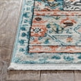 thumbnail image 6 of Well Woven Estin Blue Ivory Vintage Oriental Medallion Boho Runner Rug (2'7" x 9'10"), 6 of 7