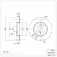 thumbnail image 2 of Front Dynamic Friction Company Disc Brake Rotor 600-63090 (1) For 2005-2015 Smart Fortwo, 2 of 2