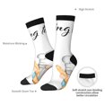 thumbnail image 2 of Yiaed Little Chef Gnome Print Great elasticity Crew Socks Sports socks for Men and Women, 2 of 5