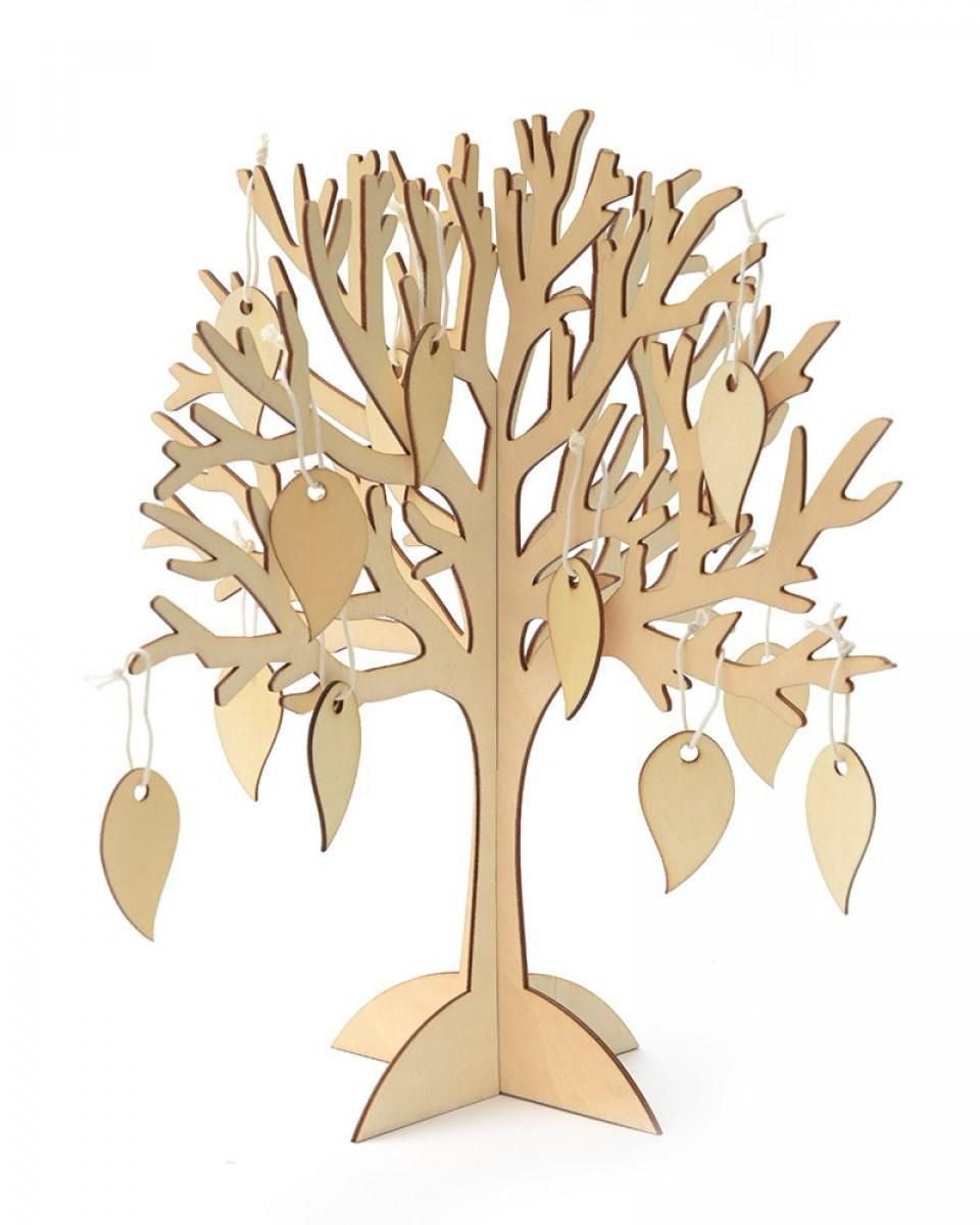 ARBRE D'HÔTES EN BOIS