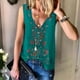 thumbnail image 2 of Verano moda mujer estilo étnico estampado sin mangas tanque Casual Tops Pompotops lopia995969, 2 of 5