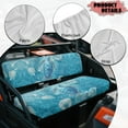 thumbnail image 6 of Uorisanigo UTV Bench Seat Cover Set for Kawasaki Mule 3000 3010 3020 & Kawasaki Mule 4010 4x4 Hardwoods Green HD 2009 Boho Blue Turtle Covers Protection for UTV Seat Accessories Parts, 6 of 7